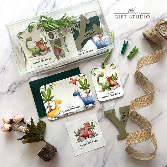 Premium Stationery Gift Set : Mighty Dinos