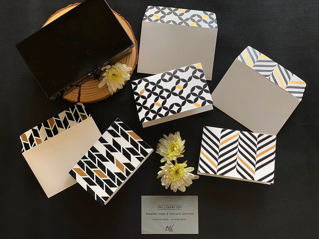 Gatsby Gold Set - Note Cards Only