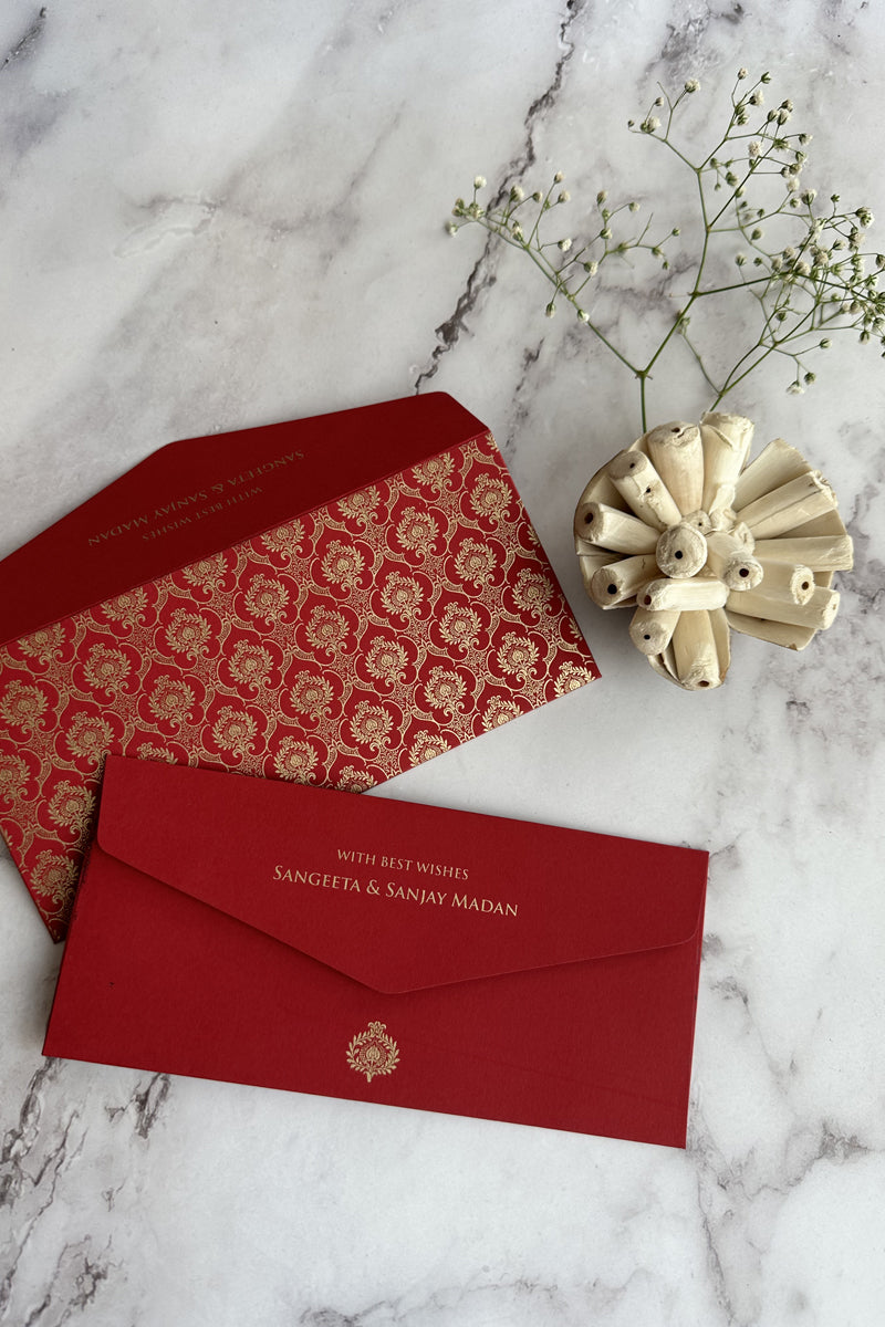 Golden Wreath - Money Envelopes