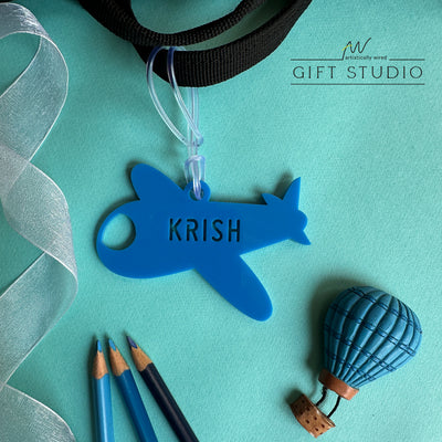 Shape Bag Tag Set - AEROPLANE