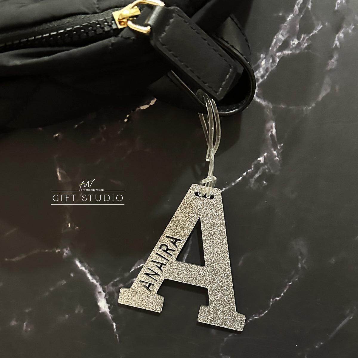 Alphabet Tags Set - Glitter