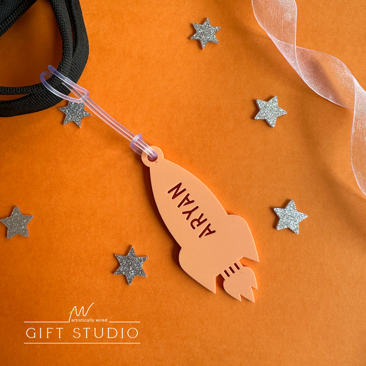 Shape Tags Set - Rocket