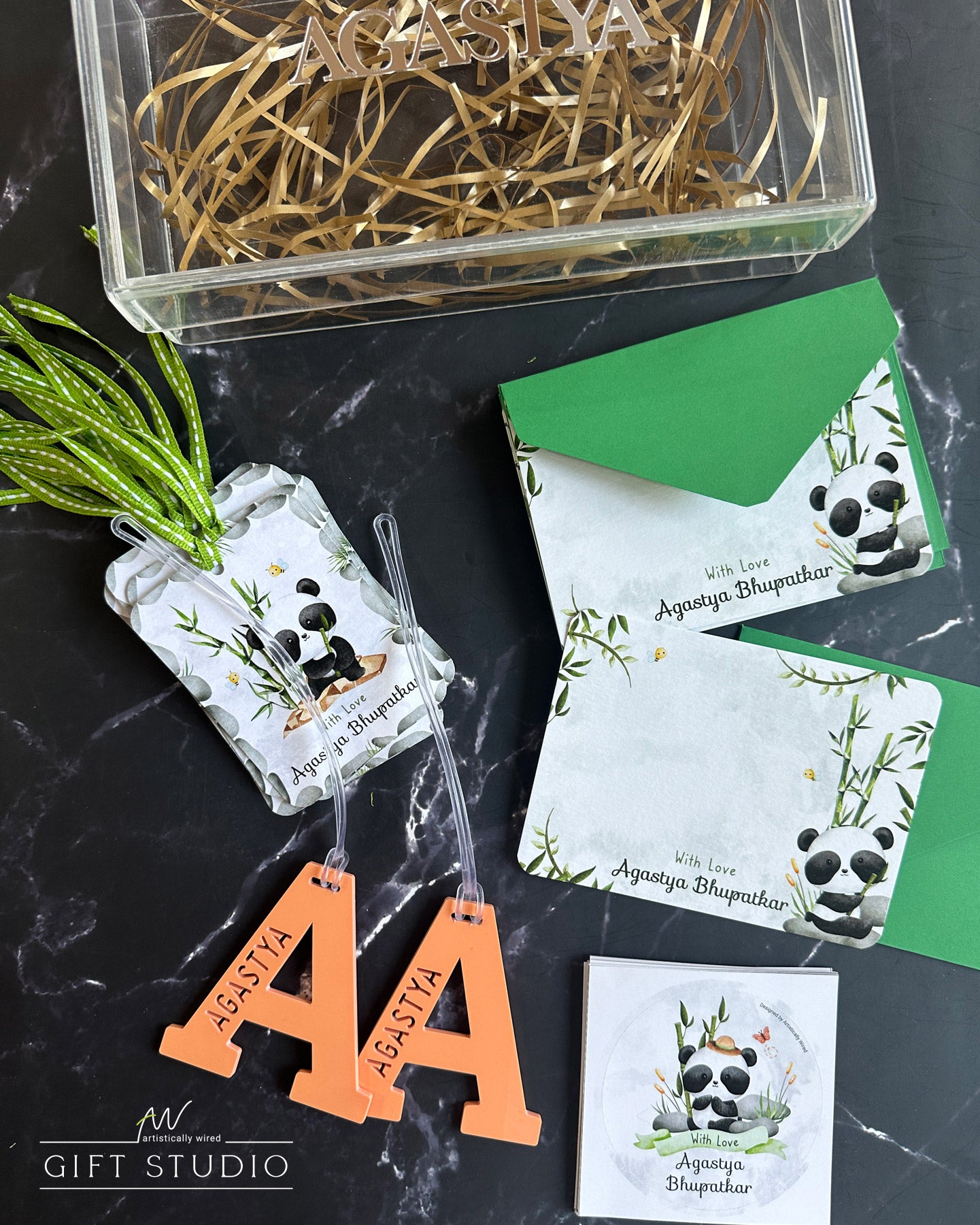 Premium Stationery Gift Set : Playful Panda
