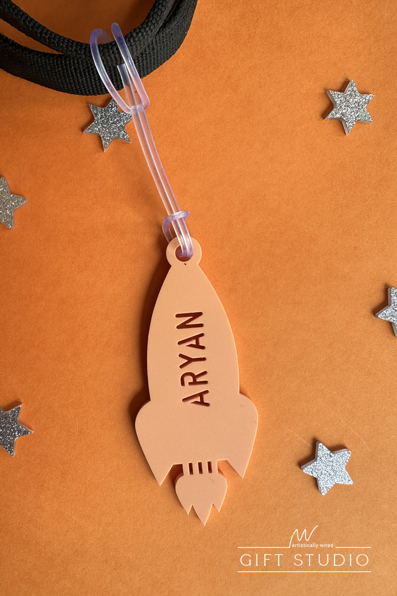 Shape Tags Set - Rocket