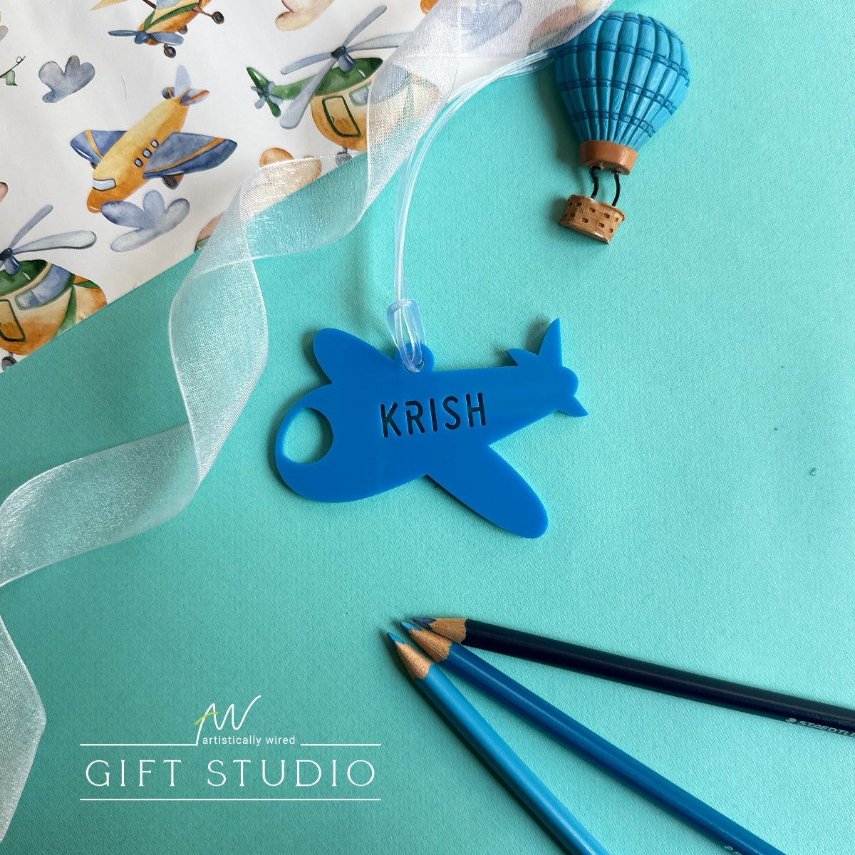 Shape Tags Set - Aeroplane