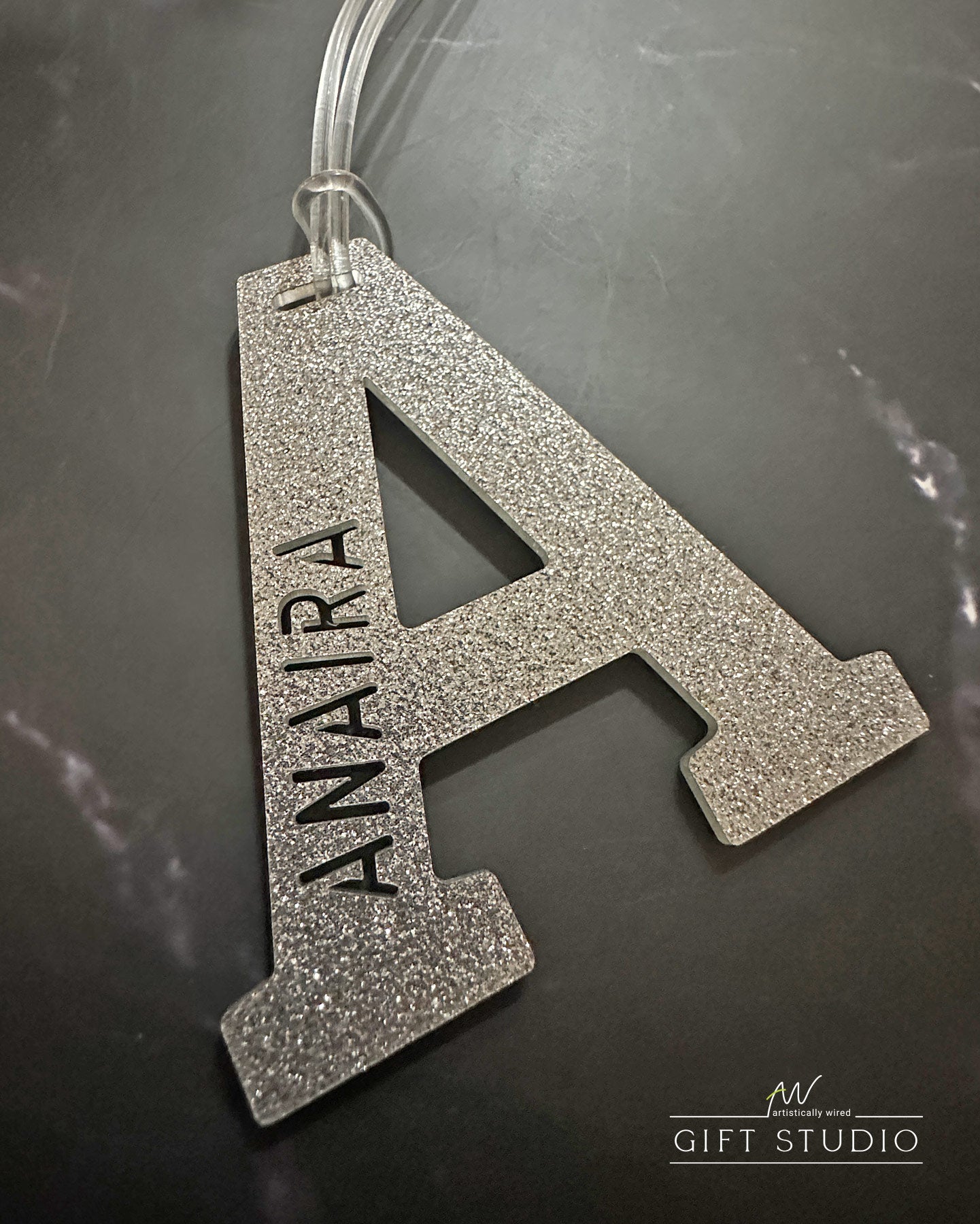 Alphabet Tags Set - Glitter