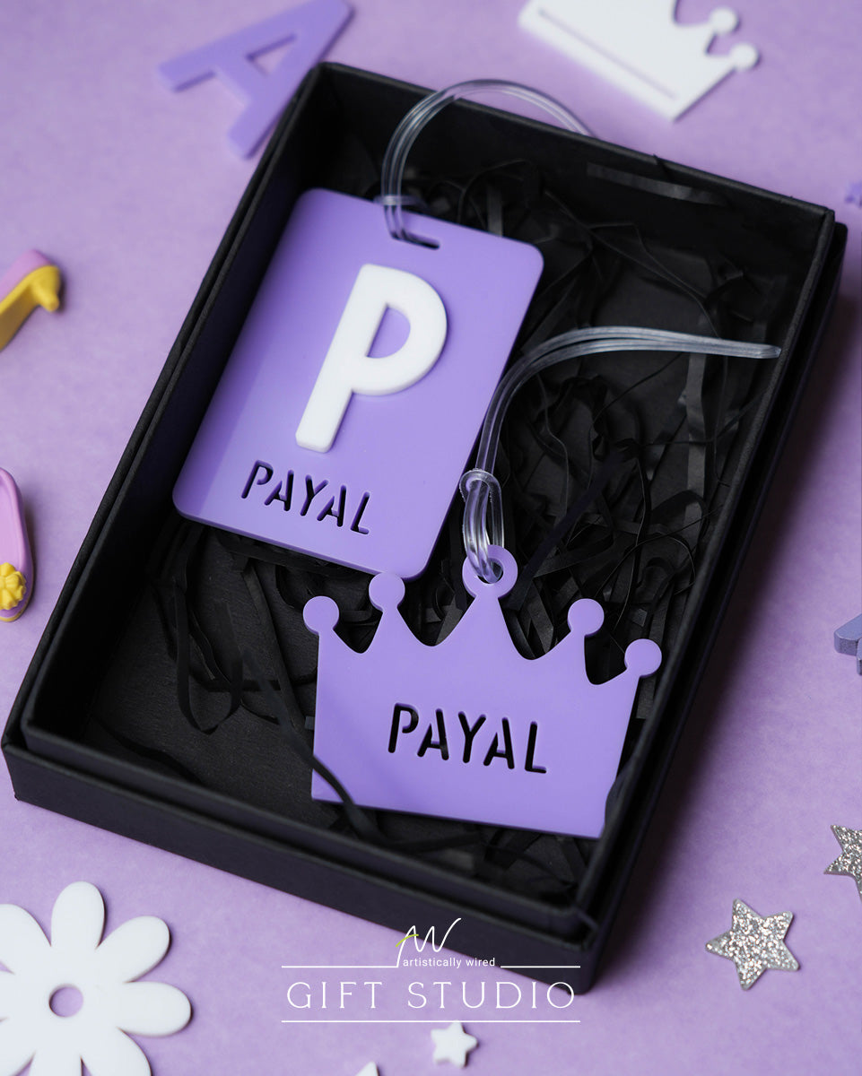 Kids Name Tag Gift Set - Very Peri