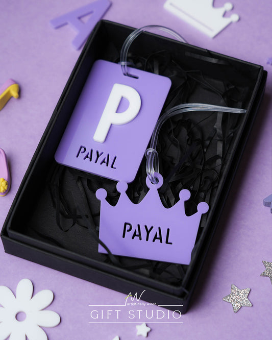 Kids Name Tag Gift Set - Very Peri