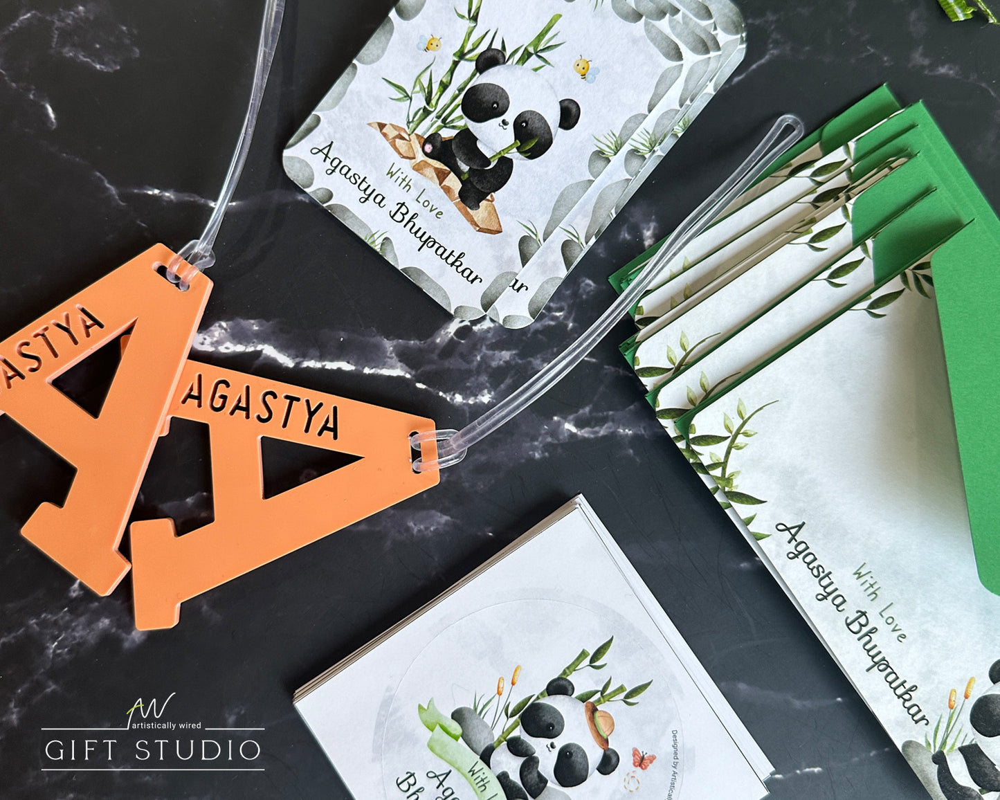 Premium Stationery Gift Set : Playful Panda