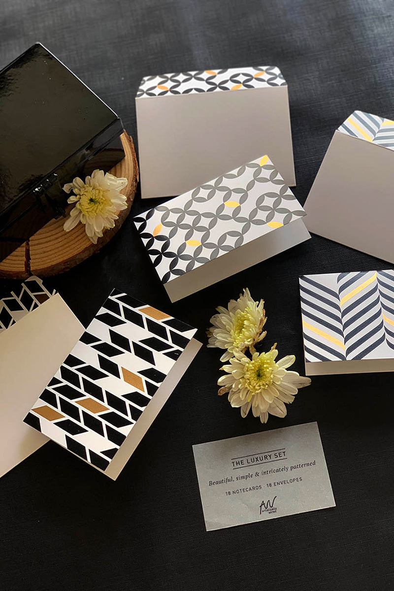 Gatsby Gold Set - Note Cards Only