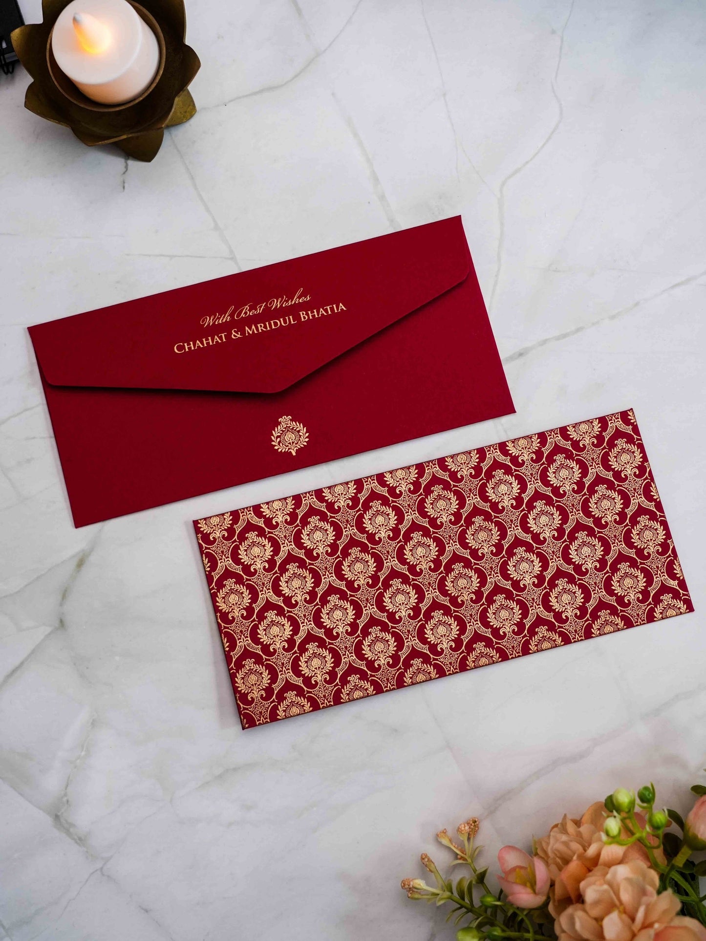 Golden Wreath - Money Envelopes