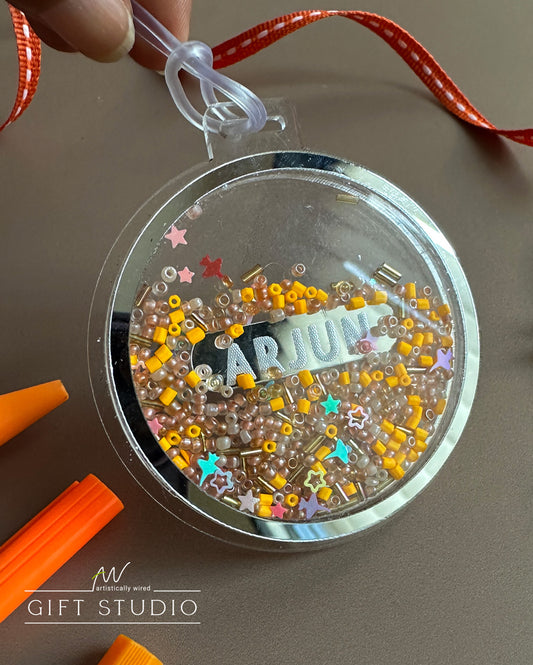 Confetti Tag - Tangy Orange