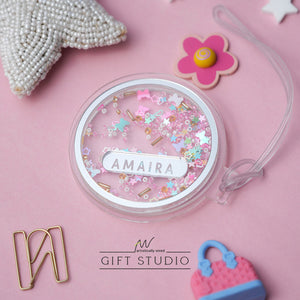 Confetti Tag - Pink