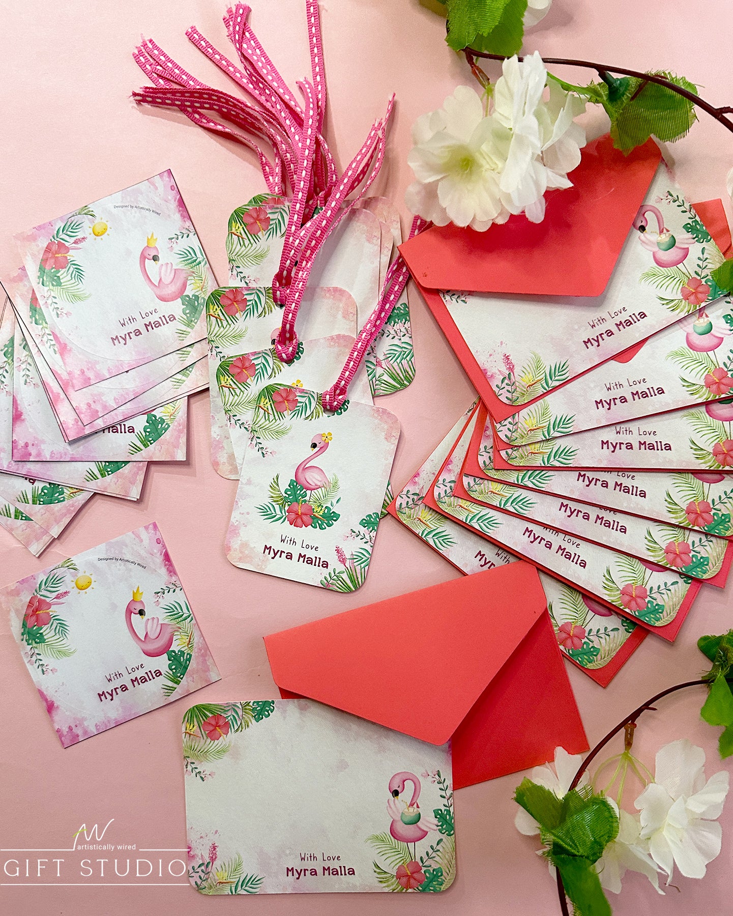 Premium Stationery Gift Set - Tropical Sunshine