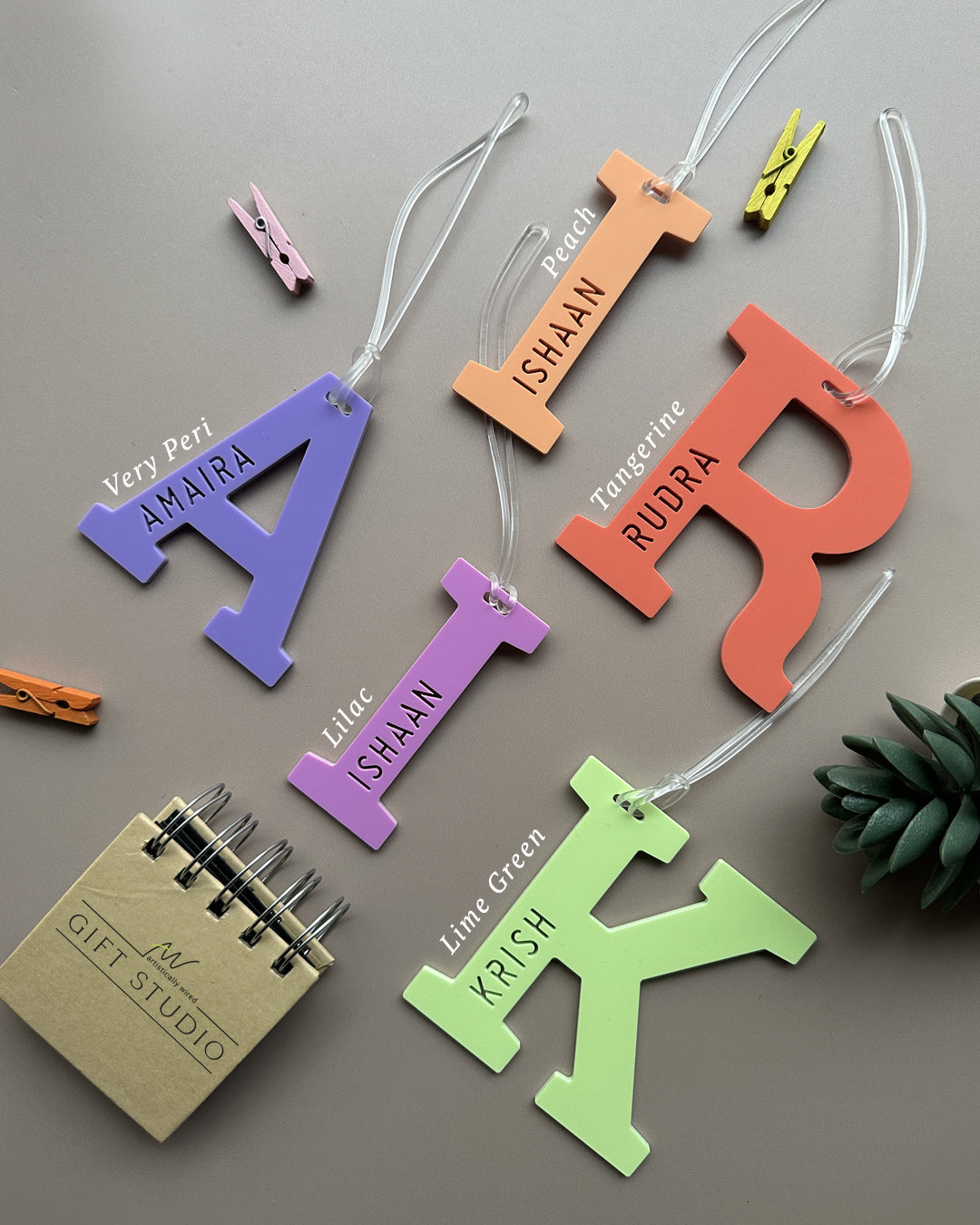Alphabet Tags Set