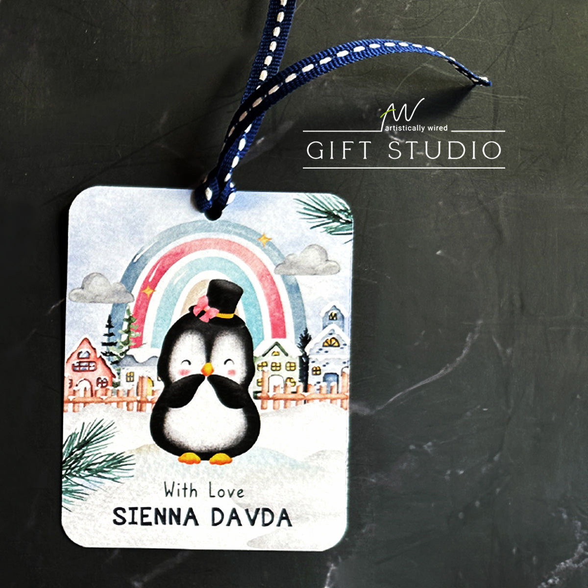 Happy Penguins - GIFT TAGS