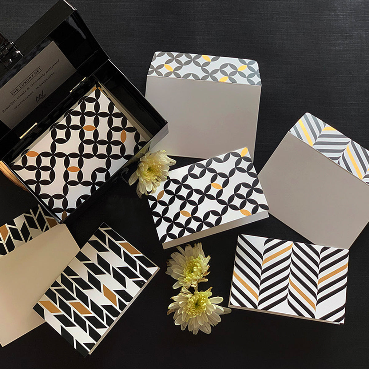 Gatsby Gold Set - Note Cards Only