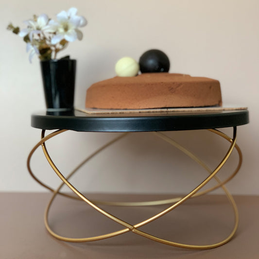 Black Orbit Cake Stand