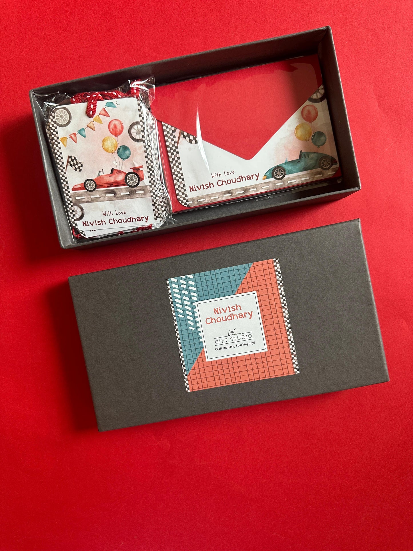 PETITE Stationery Set - Speed Racers
