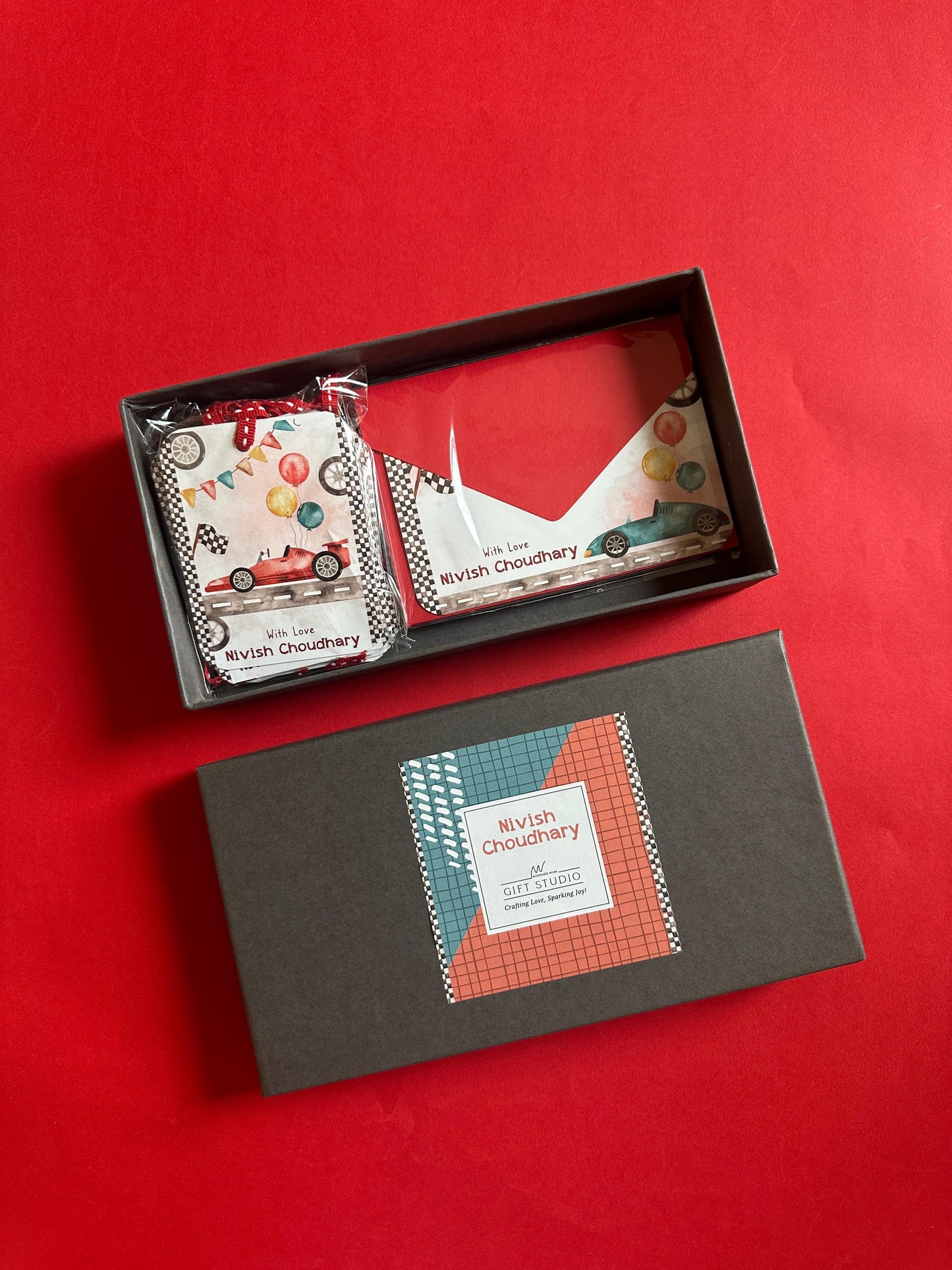 PETITE Stationery Set - Speed Racers