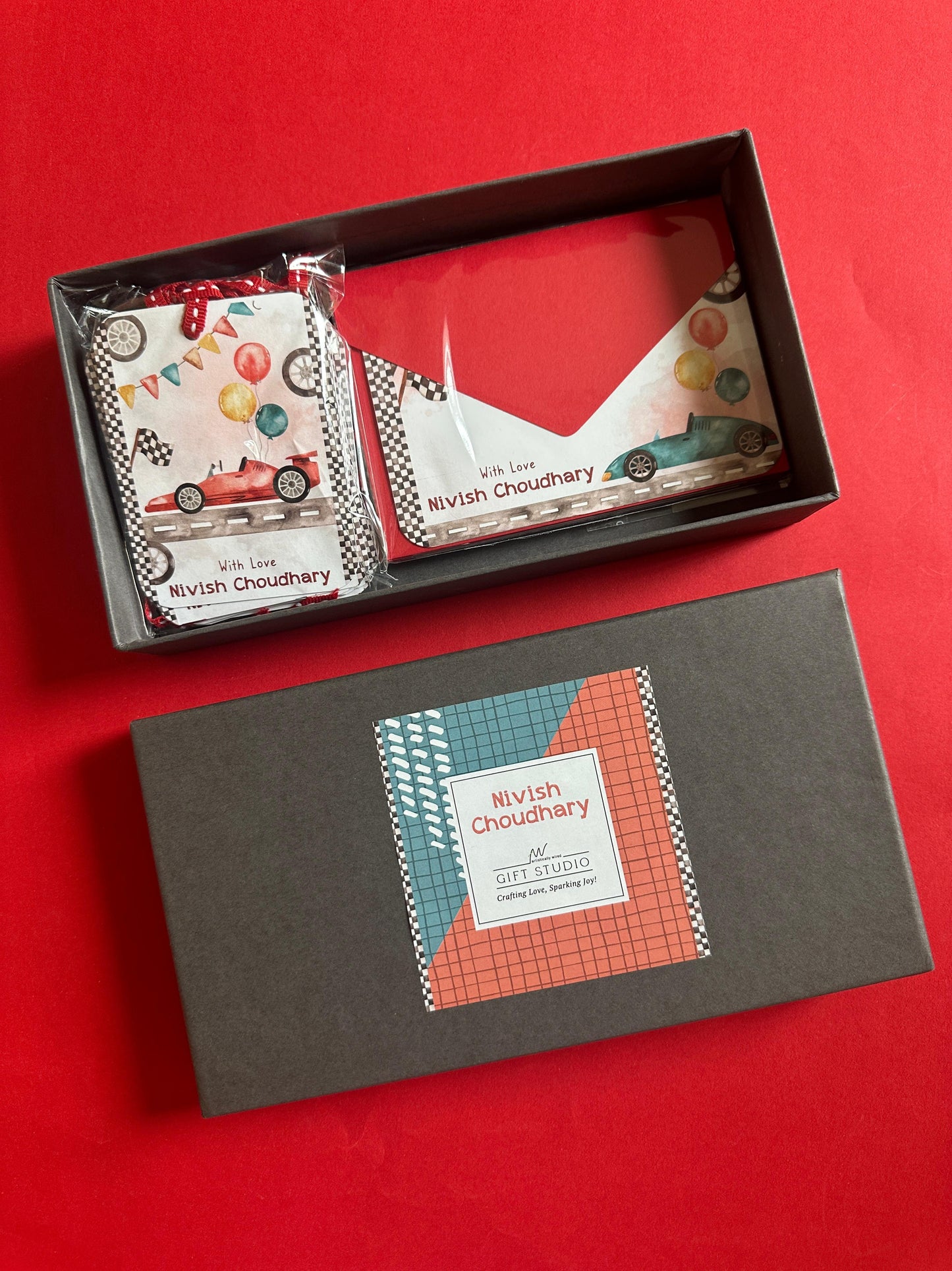 PETITE Stationery Set - Speed Racers