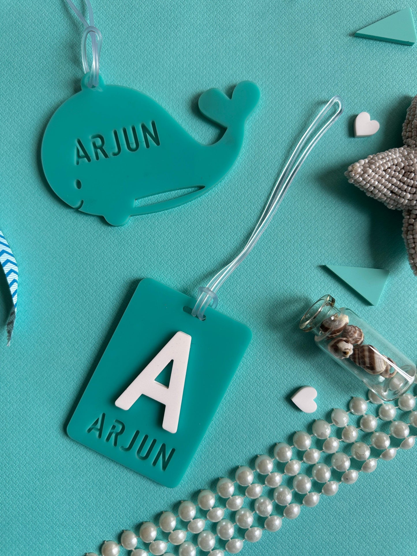 Kids Name Tag Gift Set - Icy Blue