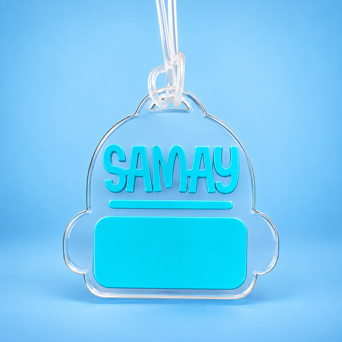 School Pop Bag Tag (Mono)