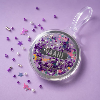 Confetti Tag - Purple