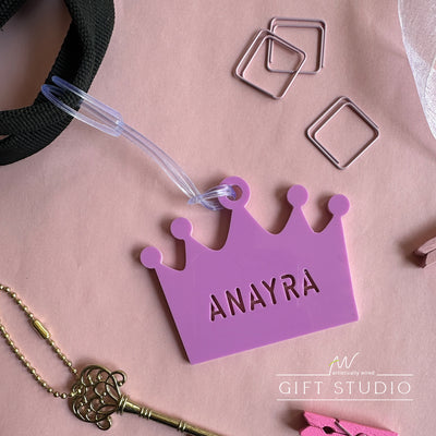 Shape Bag Tag Set - CROWN