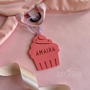 Shape Bag Tag Set - CUPCAKE