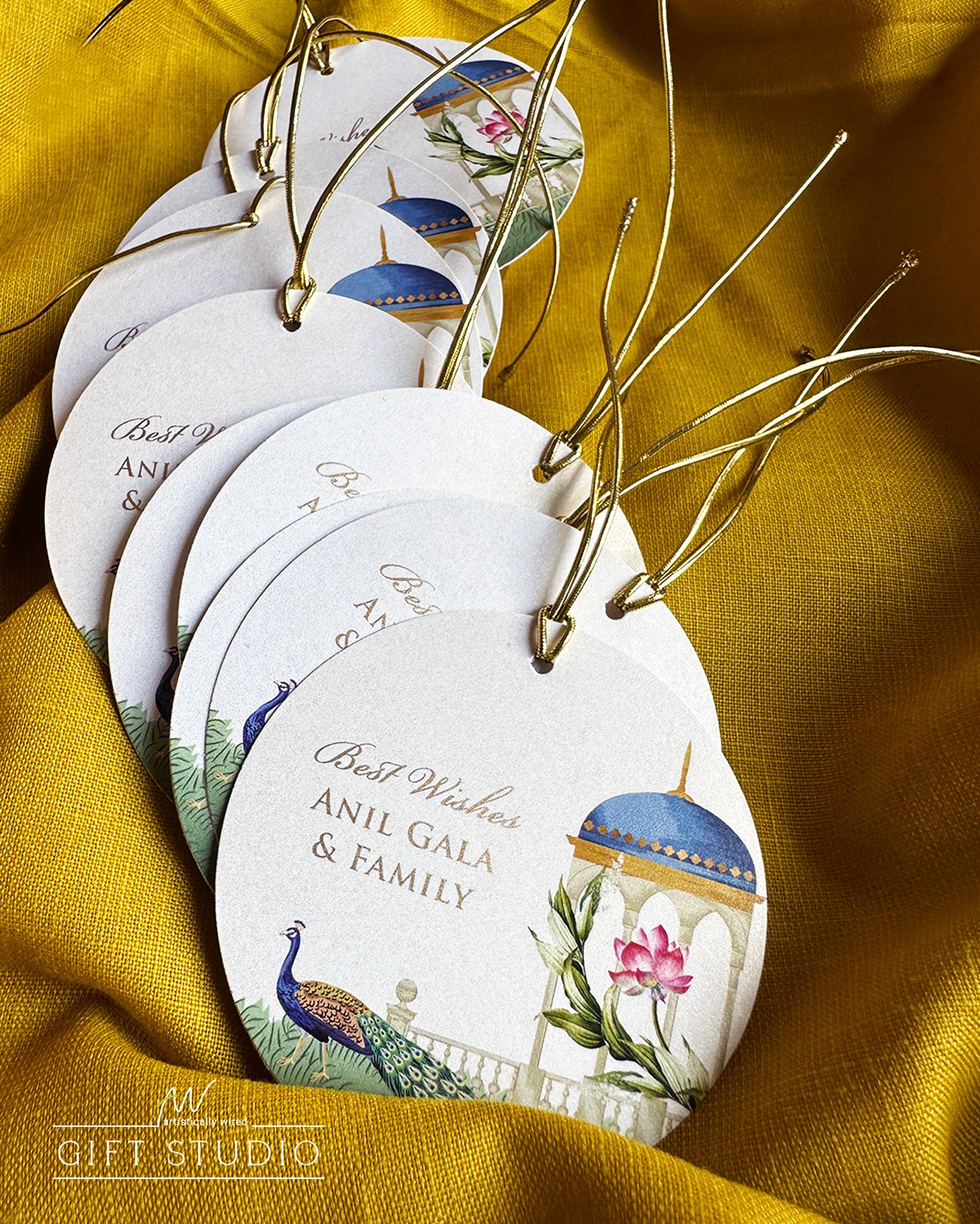 Peacock Paradise Tags