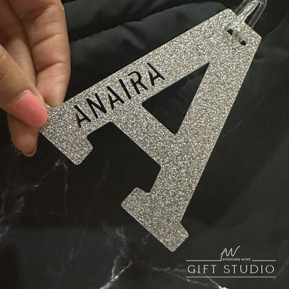 Alphabet Tags Set - Glitter