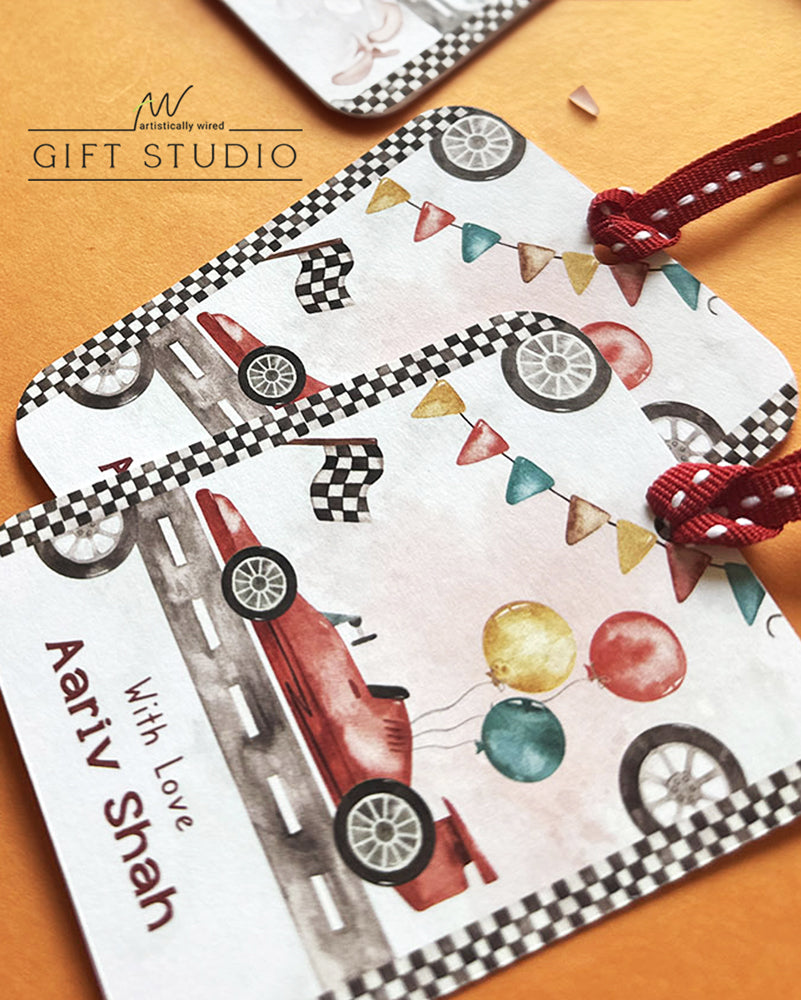 Speed Racers  - GIFT TAGS