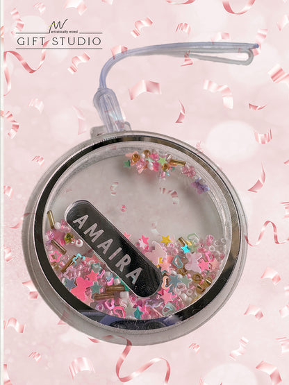 Confetti Tags - Pink