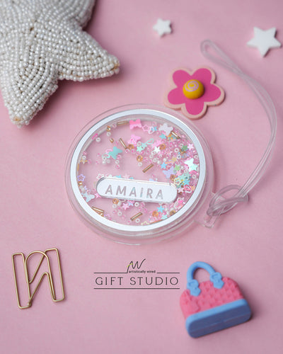 Confetti Tag - Pink