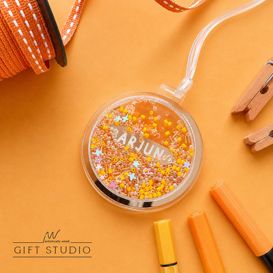 Confetti Tag - Tangy Orange