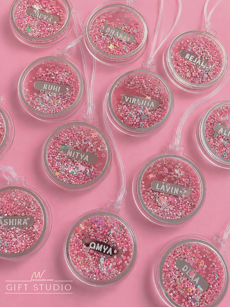 Confetti Tag - Pink