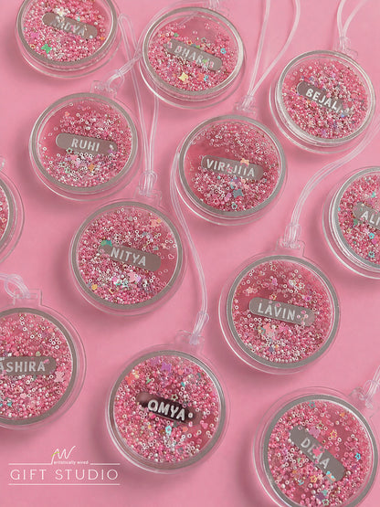 Confetti Tag - Pink