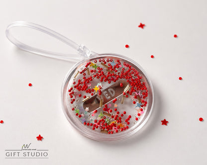 Confetti Tag - Red