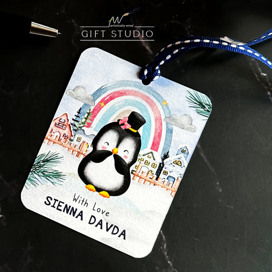 Happy Penguins - GIFT TAGS