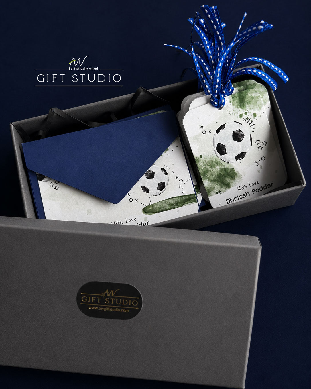 PETITE Stationery Set - Football Kick-Off
