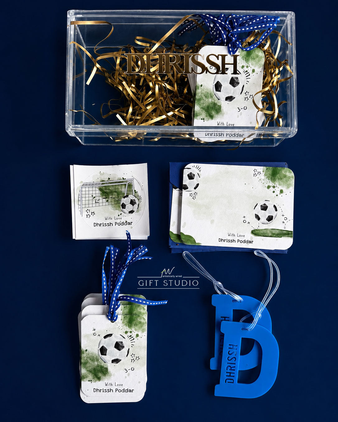 PREMIUM Stationery Gift Set : Football Kick-Off