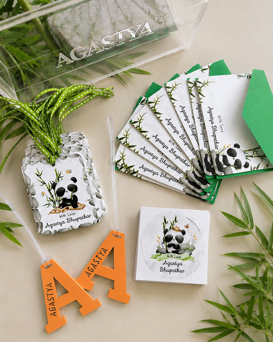 Premium Stationery Gift Set : Playful Panda