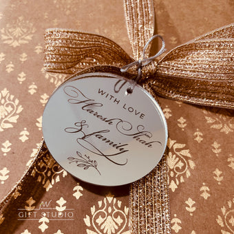 Acrylic Round - Premium Gift Tags