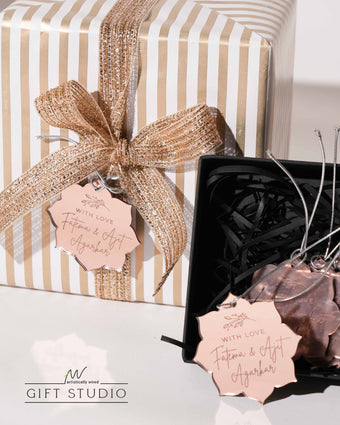 Acrylic Lotus - Premium Gift Tags