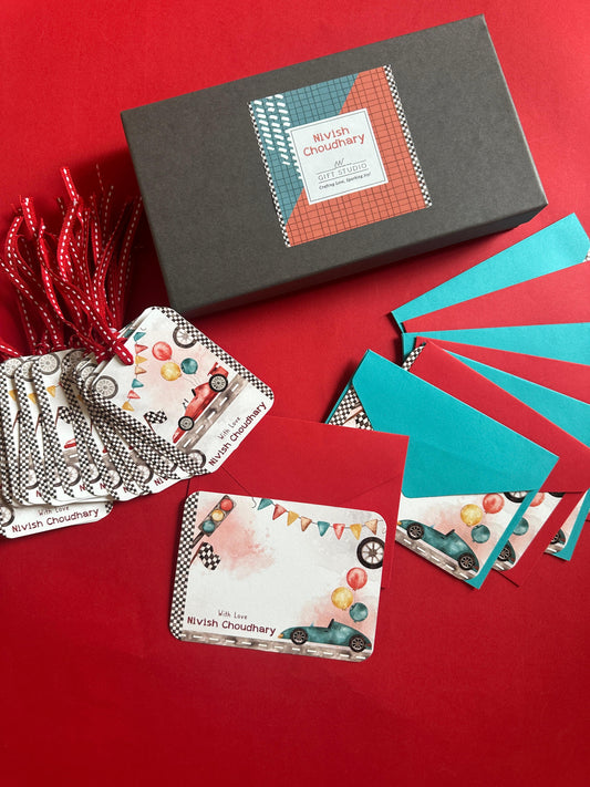 PETITE Stationery Set - Speed Racers