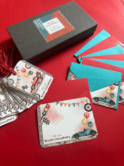 PETITE Stationery Set - Speed Racers