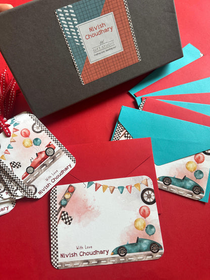 PETITE Stationery Set - Speed Racers