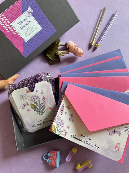 PETITE Stationery Set - Lilac Bloom