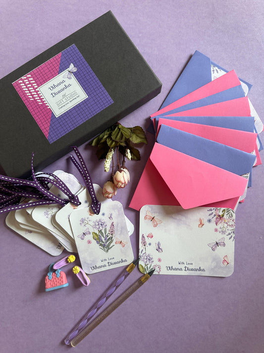 PETITE Stationery Set - Lilac Bloom